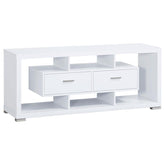 Coaster Darien 2-drawer Rectangular TV Console White Model 700113